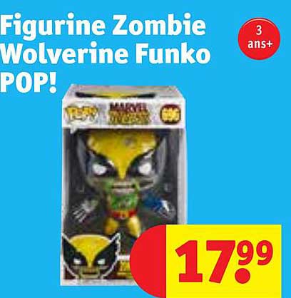 Figurine Zombie Wolverine Funko Pop!
