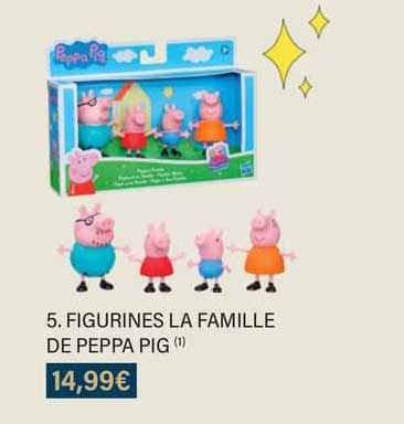figurines la famille de peppa pig