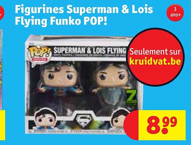 figurines superman & lois flying funko pop!