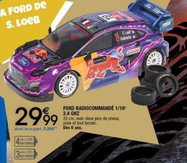 ford radiocommandé 1/16e 2.4 ghz