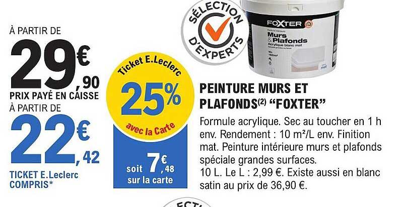 Foxter Peinture Murs Et Plafonds