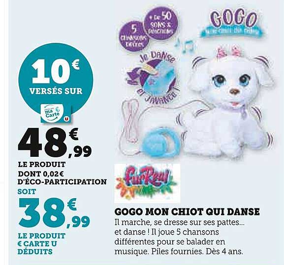 gogo mon chiot qui danse furReal