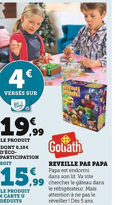 goliath reveille pas papa
