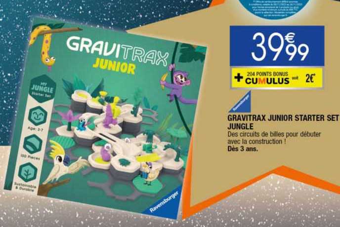 gravitrax junior starter set jungle ravensburger