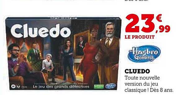 Hasbro Gaming Cluedo