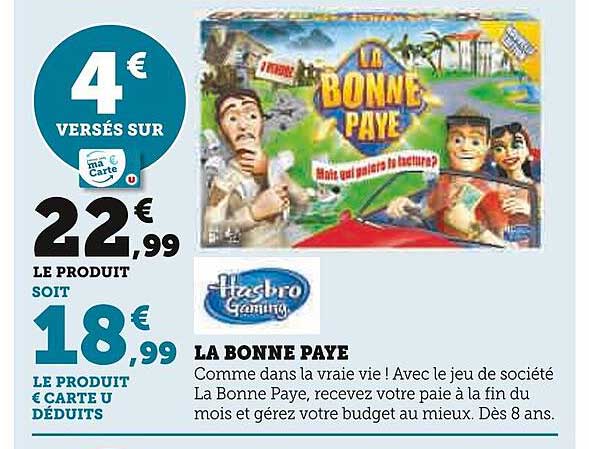 hasbro gaming la bonne paye