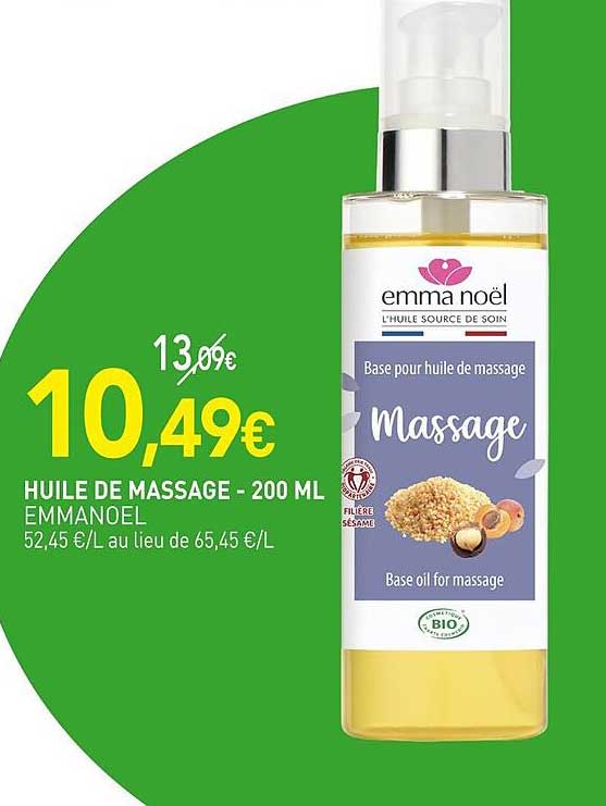 huile de massage emmanoel