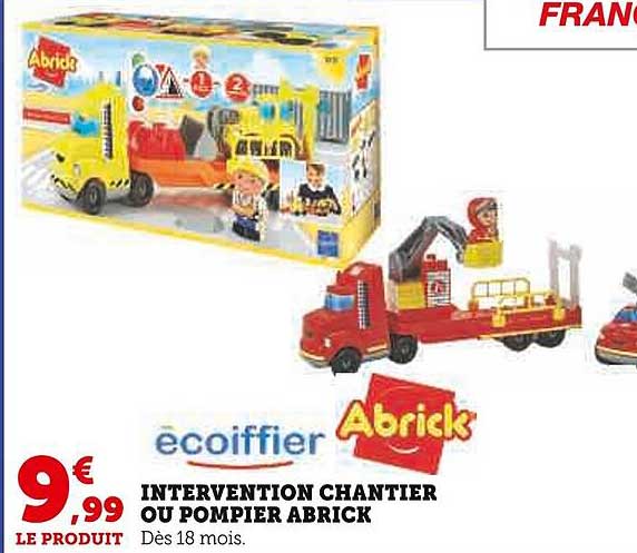 intervention chantier ou pompier abrick écoiffier