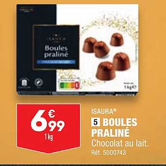 isaura boules praliné