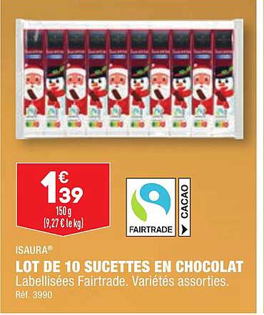 Isaura Lot De 10 Saucettes En Chocolat