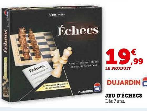 jeu d'échecs dujardin