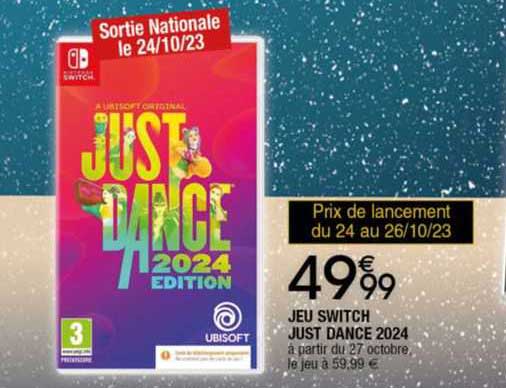 jeu switch just dance 2024
