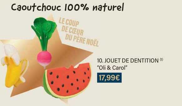 jouet de dentition "oli & carol"