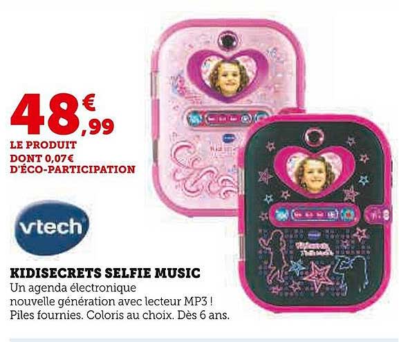 kidisecrets selfie music vtech