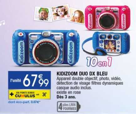 kidizoom duo dx bleu
