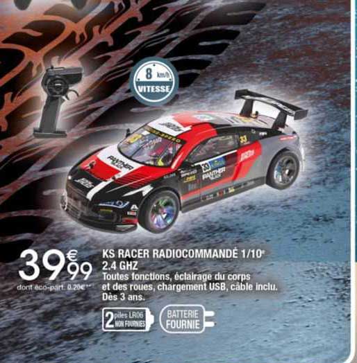 ks racer radiocommandé 1/10e 2.4 ghz