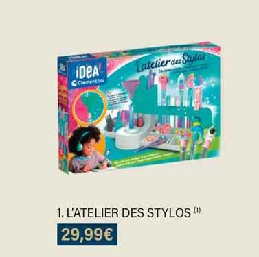 l'atelier des stylos idea clementoni