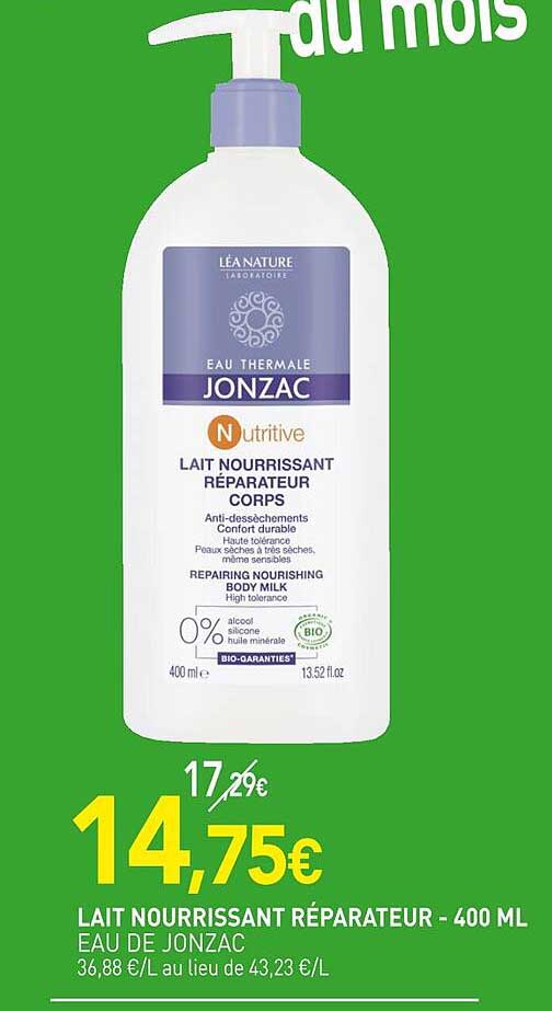 lait nourrissant réparateur