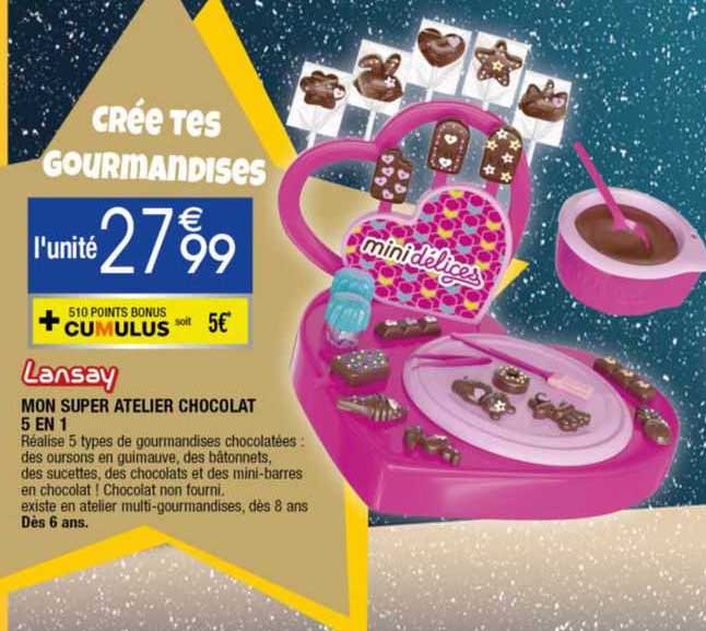 lansay mon super atelier chocolat 5en1