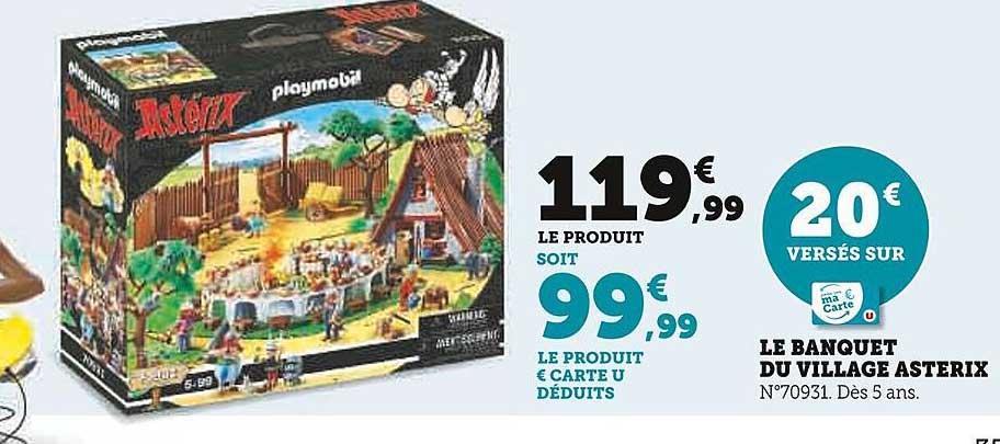 le banquet du village asterix playmobil