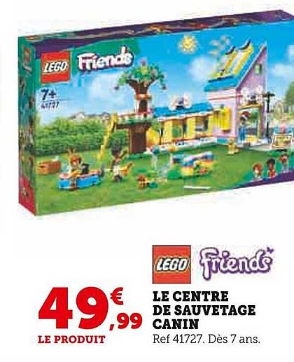 le centre de sauvetage canin lego friends