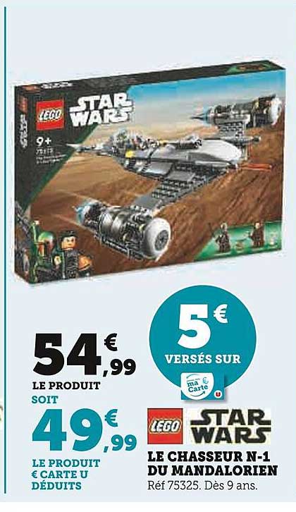 le chasseur n-1 du mandalorien lego star wars
