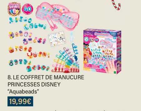 le coffret de manucure princesses disney "aquabeads"