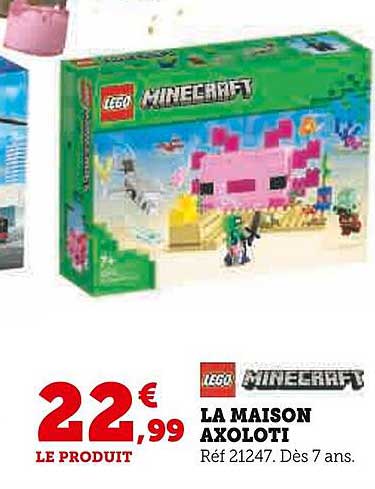 Le Maison Axoloti Lego Minecraft