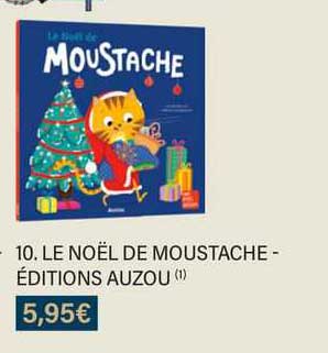 le noël de moustache - éditions auzou