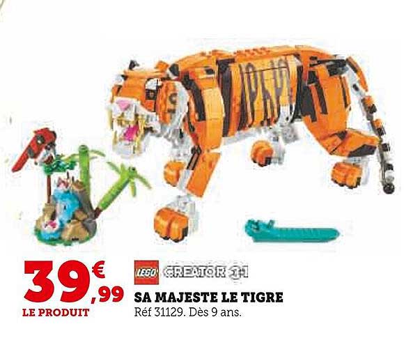 lego creator sa majesté le tigre