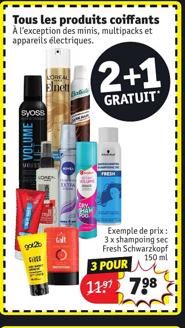 les produits coiffants