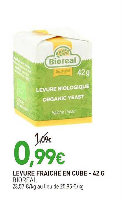 Levure Fraiche En Cube Bioreal