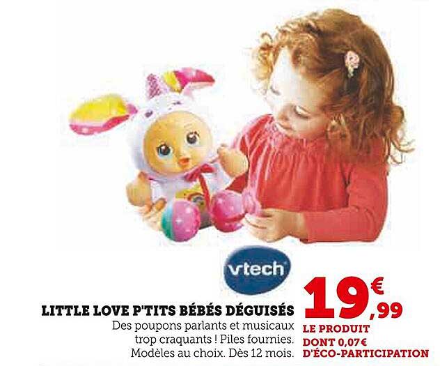little love p'tits bébés déguisés vtech