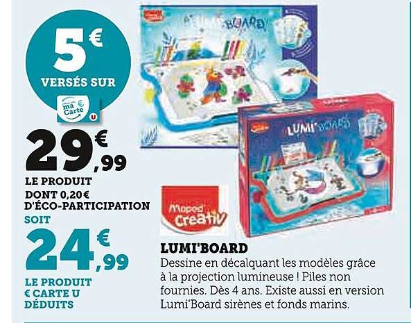 lumi'board maped créativ