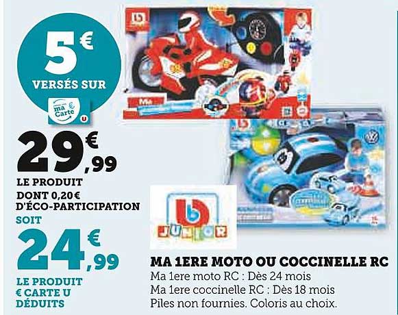 ma 1ère moto ou coccinelle rc