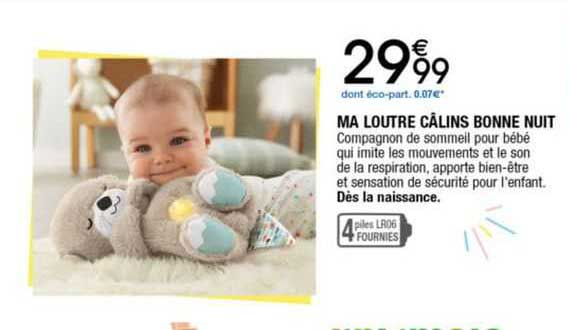 ma loutre câlins bonne nuit