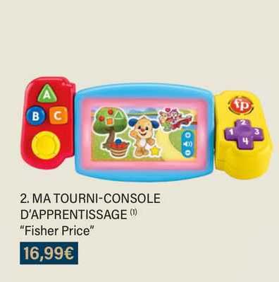 ma tourni-console d'apprentissage "fisher price"