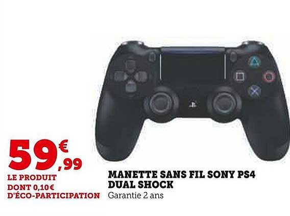 manette sans fil sony ps4 dual shock