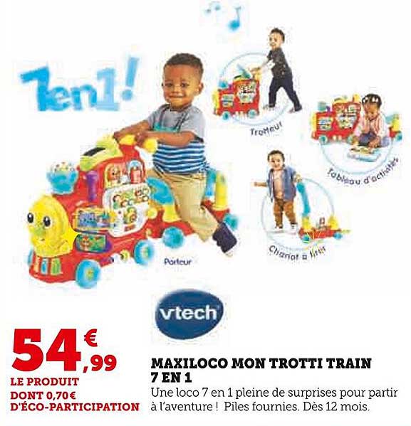 maxiloco mon trotti train 7 en 1 vtech