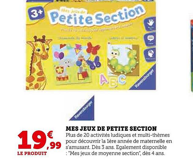 mes jeux de petite section ravensburger