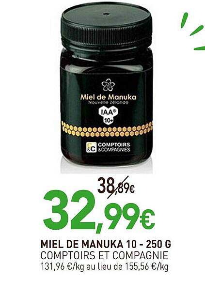 miel de manuka 10 comptoirs et compagnie