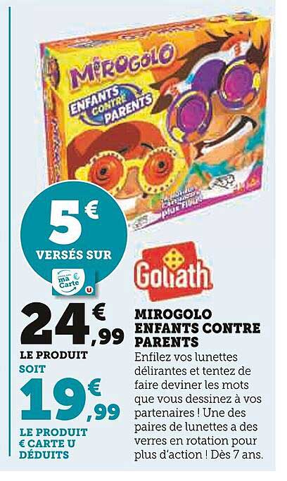 mirogolo enfants contre parents goliath