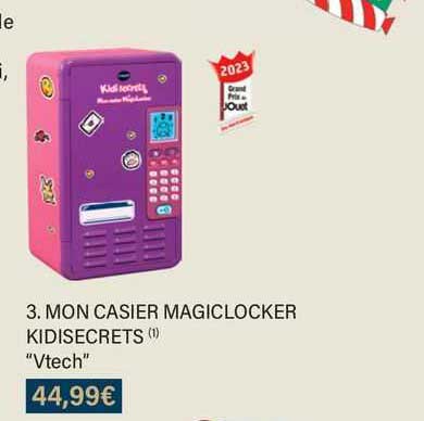 mon casier magiclocker kidisecrets "vtech"