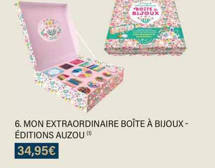 Mon Extraordinaire Boîte à Bijoux - éditions Auzou