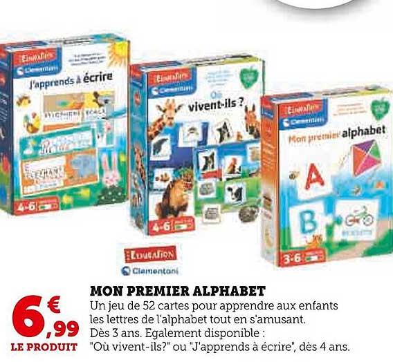 mon premier alphabet clementoni