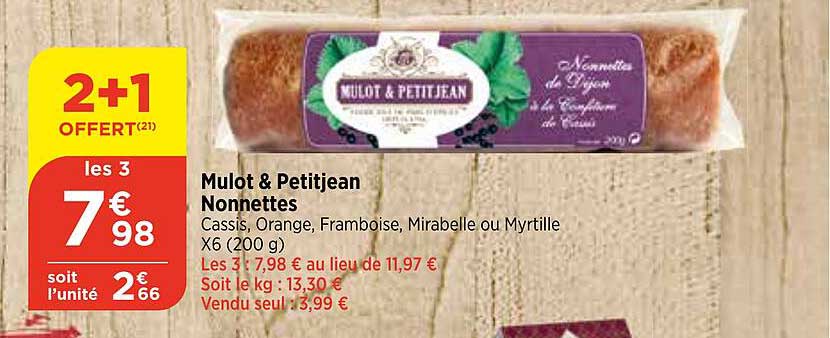 mulot & petitjean nonnettes