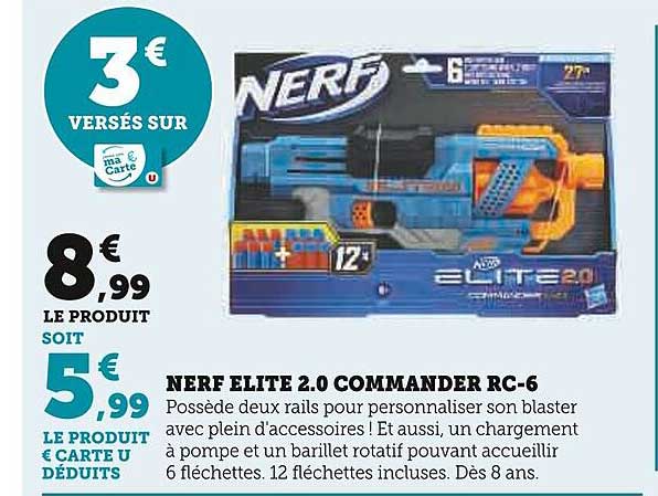 nerf elite 2.0 commander rc-6