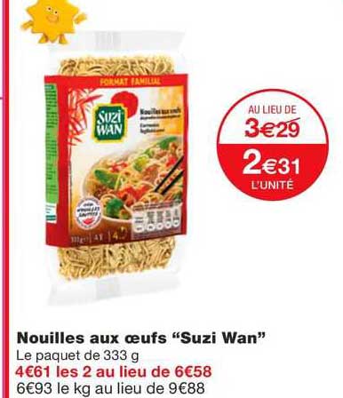 nouilles aux oeufs "suzi wan"
