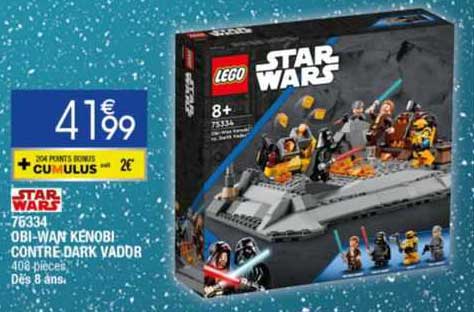 obi-wan kenobi contre dark vador lego star wars