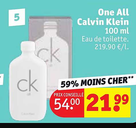 one all calvin klein